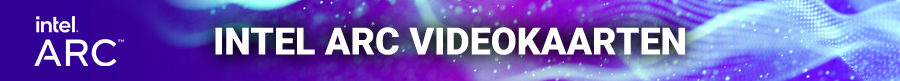 Intel Arc videokaarten banner